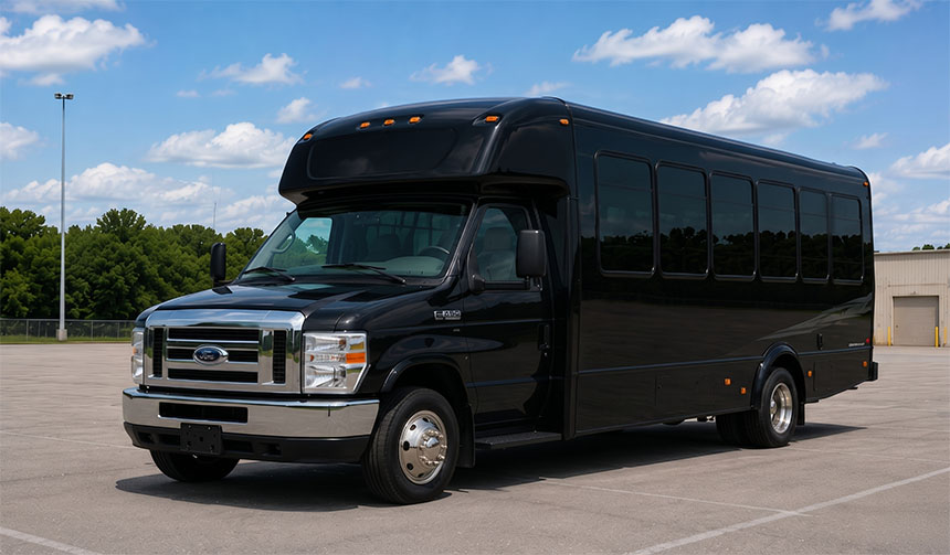 20-passenger minibus for charter in Denver, CO