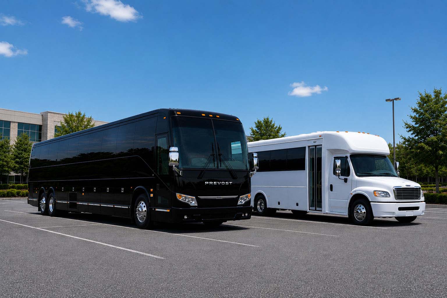 Shuttle bus rental in Denver, CO